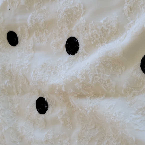 NWT ANTHROPOLOGIE ERI +ALI ANDREA TEXTURED POKADOT SKIRT - Picture 7 of 12